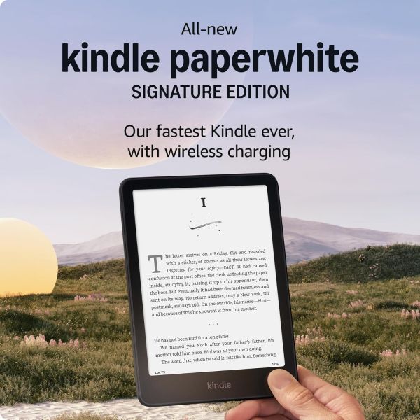 ���������� ����� Amazon Kindle Paperwhite (12th Gen) Signature Edition (2024) SA569P 32GB Metallic Black_JP - �������� 1