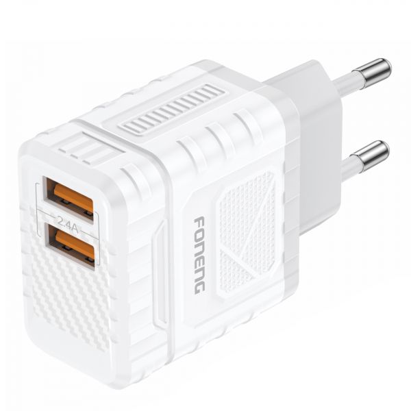 �������� ������� Foneng EU57 (2USB�2.4A) White (EU57-CH) - �������� 2
