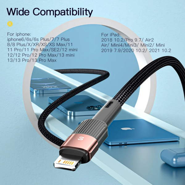 ������ Essager Star USB - Ligthning (M/M), 1 � Black (EXCL-XC01) - �������� 7