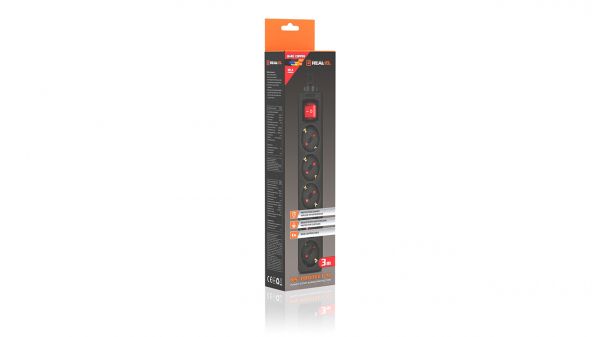 ������ ������� REAL-EL RS-Protect M 10m Black - �������� 9