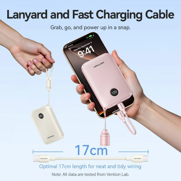 ������������� ��������� ������� Vention 10000mAh 22.5W Blue (FKAL0-C) - �������� 3