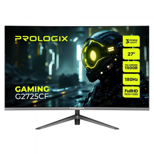 Prologix Gaming 27" G2725CF VA Black Curved 180Hz -  1