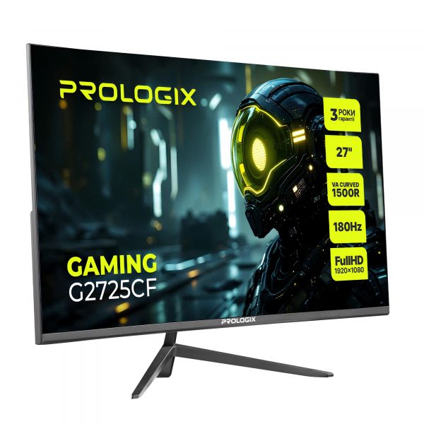  Prologix Gaming 27" G2725CF VA Black Curved 180Hz -  2