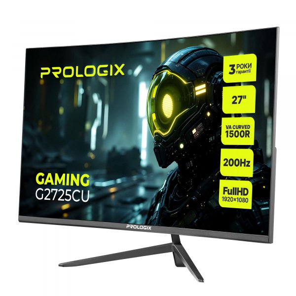 ������� Prologix Gaming 27" G2725CU VA Black Curved 200Hz - �������� 2