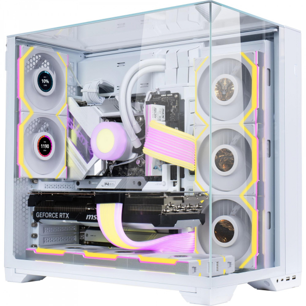 ���������� Lian Li Uni Fan SL Wireless LCD 120-3 Reverse White (G99.12RSLLCD1W3W.00) - �������� 4