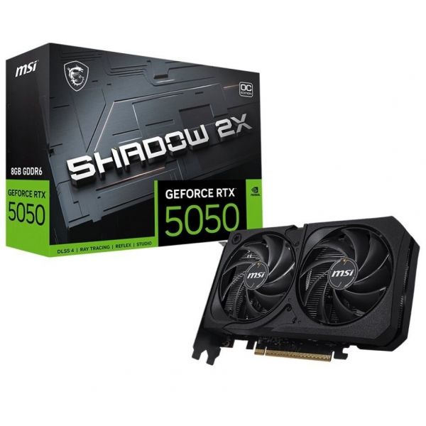 ���������� GF RTX 5050 8GB GDDR6 Shadow 2X OC MSI (GeForce RTX 5050 8G SHADOW 2X OC) - �������� 1