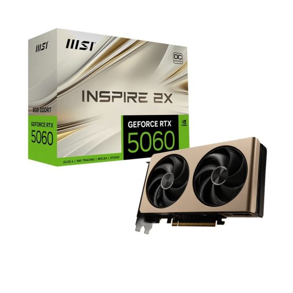 ���������� GF RTX 5060 8GB GDDR7 Inspire 2X OC MSI (GeForce RTX 5060 8G INSPIRE 2X OC) - �������� 6