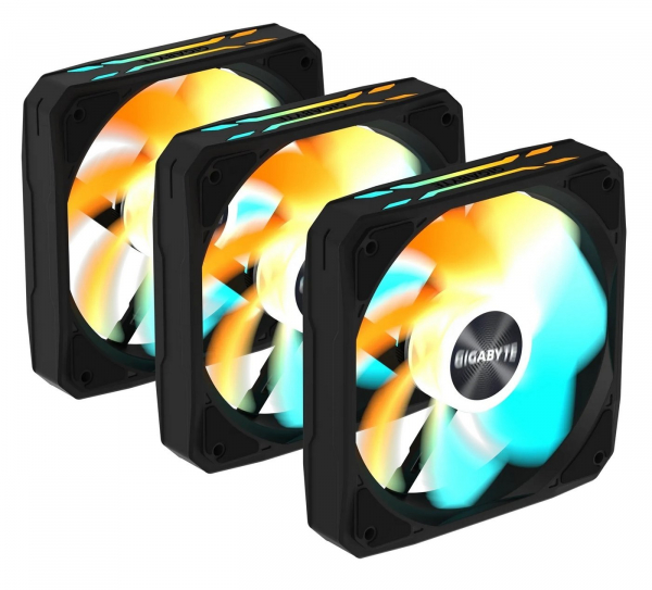 ���������� Gigabyte EZ Chain RVS Fan 120 3-Pack Black (GP-GBT EZRVSFAN1203) - �������� 5