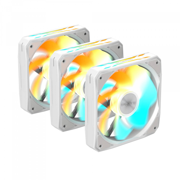 ���������� Gigabyte EZ Chain RVS Fan 120 Ice 3-Pack White (GP-GBT EZRVSFAN1203 ICE) - �������� 4