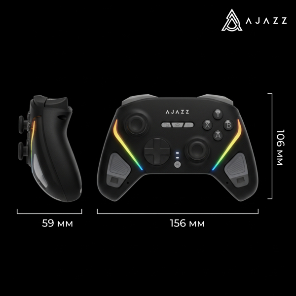 ������� Ajazz GP100S RGB Black - �������� 17