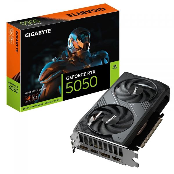 ���������� GF RTX 5050 8GB GDDR6 WindForce OC Gigabyte (GV-N5050WF2OC-8GD) - �������� 1
