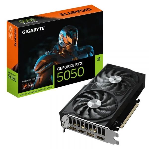 ���������� GF RTX 5050 8GB GDDR6 WindForce OC V2 Gigabyte (GV-N5050WF2OCV2-8GD) - �������� 1