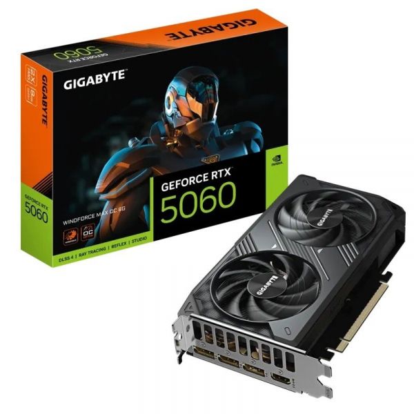���������� GF RTX 5060 8GB GDDR7 Windforce Max OC Gigabyte (GV-N5060WF2MAX OC-8GD) - �������� 1