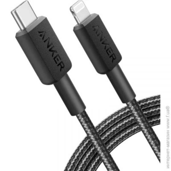 ������ Anker 322 USB-C to Lightning 1.8 �, Black (7030799) - �������� 1