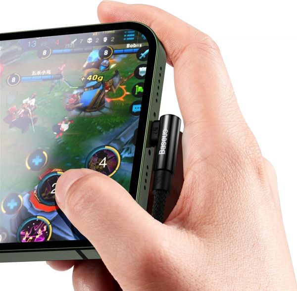  Baseus MVP 2 USB - Lightning, 2.4A, 2 Black (CAVP000101) -  5