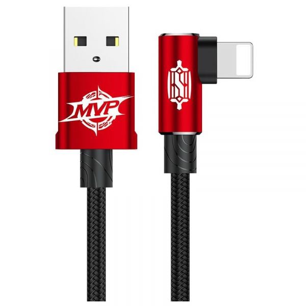  Baseus MVP USB - Lightning, 2.0A, 1 Red (CALMVP-09) -  1