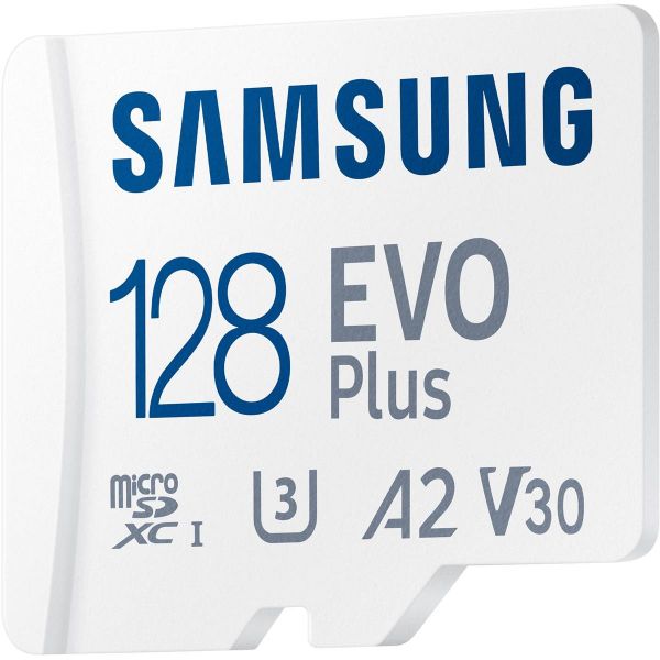 ����� ���'�� ����� ���`�� MicroSDXC  128GB UHS-I/U3 Class 10 Samsung Evo Plus R160MB/s + SD-������� (MB-MC128SA/EU) - �������� 2