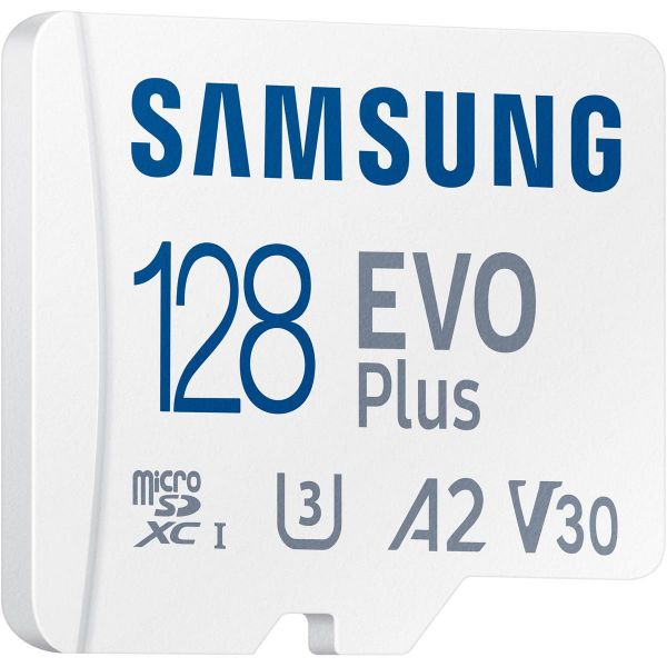 ����� ���'�� ����� ���`�� MicroSDXC  128GB UHS-I/U3 Class 10 Samsung Evo Plus R160MB/s + SD-������� (MB-MC128SA/EU) - �������� 3