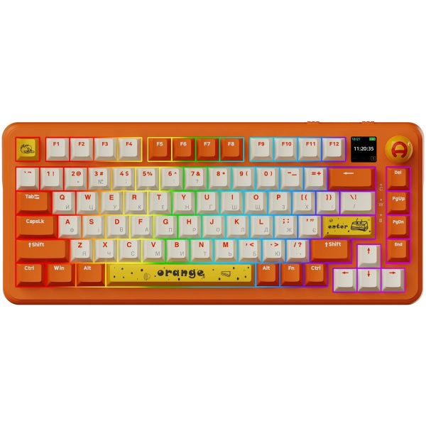   Ajazz AK820 MAX Avocado Switch Orange (AK820MAX-AS-OW) -  2