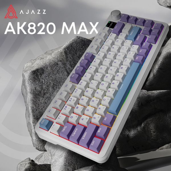 ���������� ������������ Ajazz AK820 MAX Magnetic Switches Purple (AK820MAX-M-PWB) - �������� 7