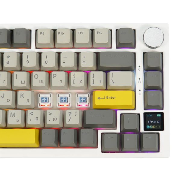 ���������� Epomaker AK820 Pro 75% Flying Fish Switch Hot-Swap RGB UA White (AK820-PRO-W-FF) - �������� 2