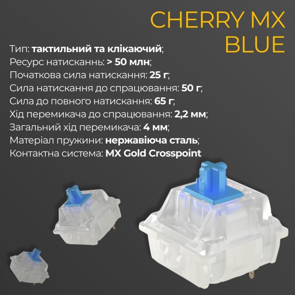 Ducky One 3 Cherry MX Blue RGB UA USB White (DKON2108ST-CUAPXPWWWSC1) -  14