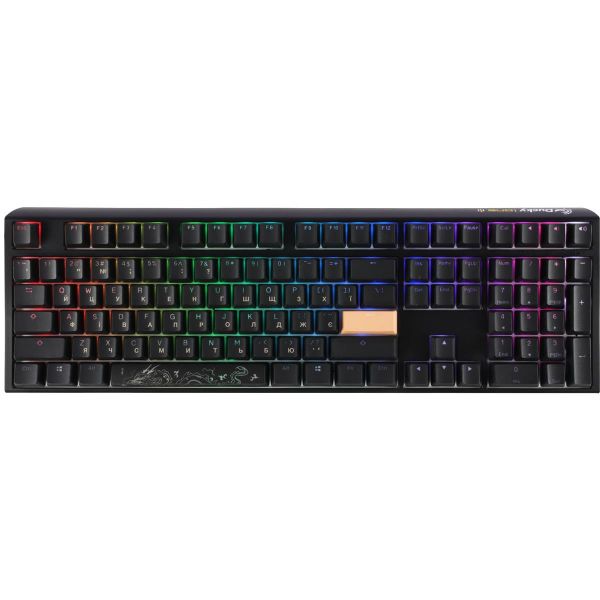  Ducky One 3 Cherry MX Red RGB UA USB Black (DKON2108ST-RUAPXCLAWSC1) -  1