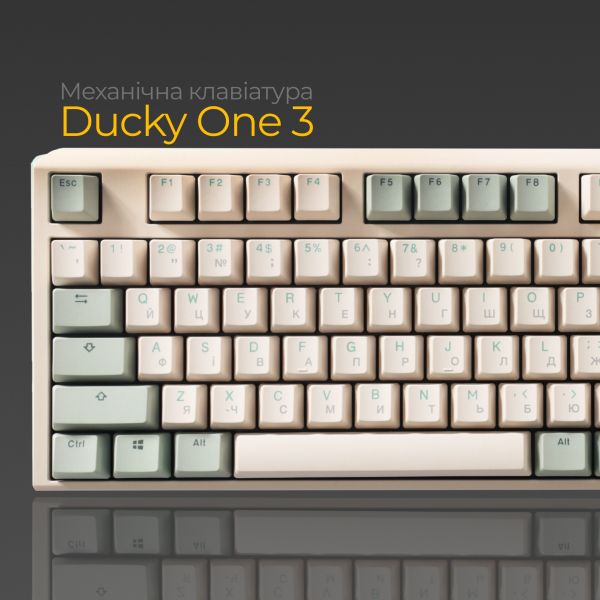 ��������� Ducky One 3 Cherry MX Speed Silver UA USB Matcha Cream (DKON2108-PUAPX�AEGGC1) - �������� 3