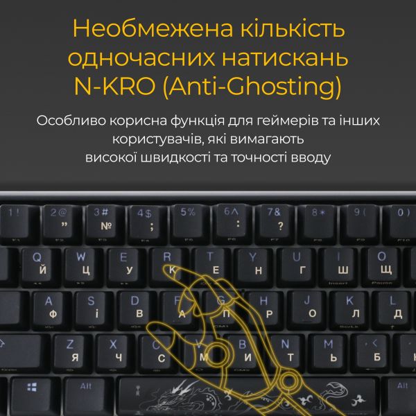  Ducky One 3 SF Cherry MX Red RGB UA USB Black (DKON2167ST-RUAPXCLAWSC1) -  8