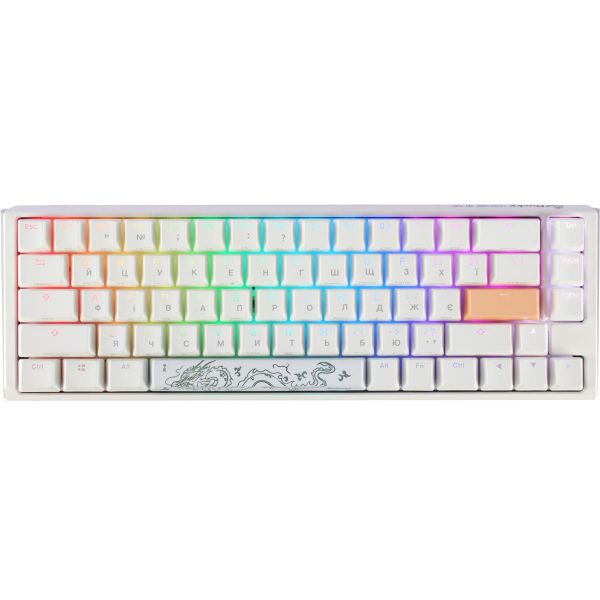  Ducky One 3 SF Cherry MX Red RGB UA USB White (DKON2167ST-RUAPXPWWWSC1) -  1