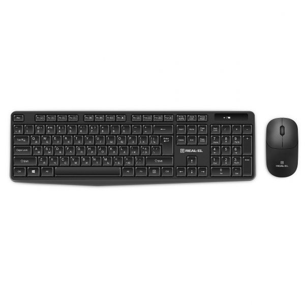 �������� (����������, ����) ������������ REAL-EL Kit 551W Black USB - �������� 1