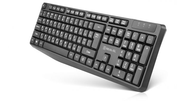 �������� (����������, ����) ������������ REAL-EL Kit 551W Black USB - �������� 4