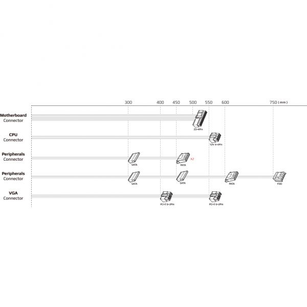 ������ AeroCool CS-107-A-BK-v2 (ACCX-PC14002.11) Black 600W - �������� 2