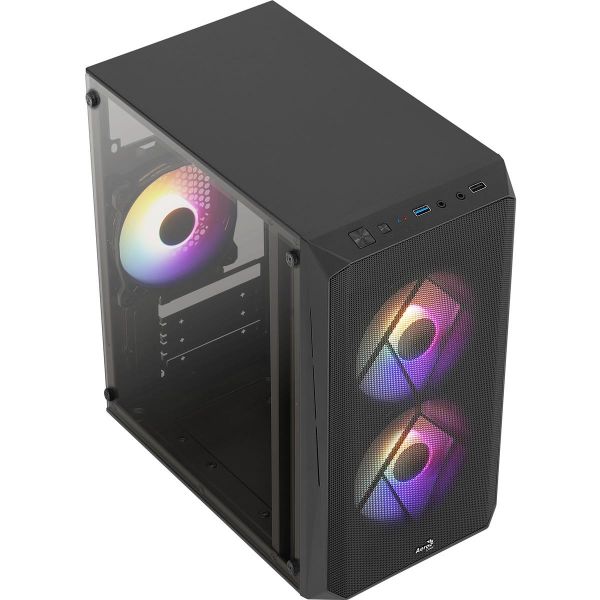 ������ AeroCool CS-107-A-BK-v2 (ACCX-PC14002.11) Black 600W - �������� 12