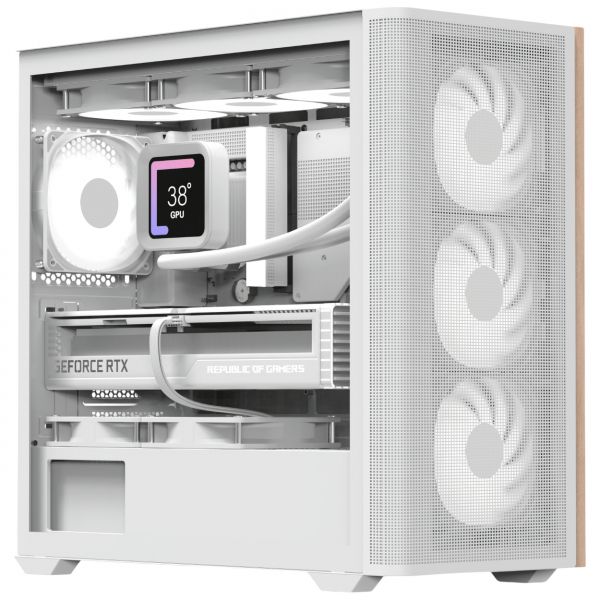  AeroCool D301A-G-WT-v2 (ACCS-DS03043.21) White   -  1