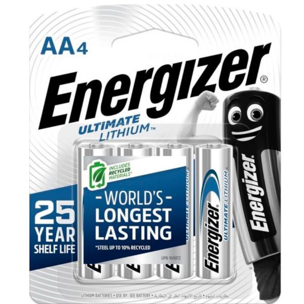 ��������� Energizer Ultimate Lithium L91 AA 4�� - �������� 1