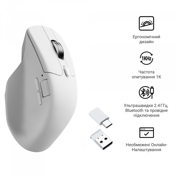 ���� ������������ Keychron M6S WL White (M6S-B72) - �������� 6