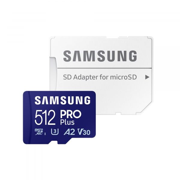 ����� ������ MicroSDXC 512GB UHS-I/U3 Class 10 Samsung Pro Plus R180/W130MB/s + SD-������� (MB-MD512SB/WW) - �������� 6