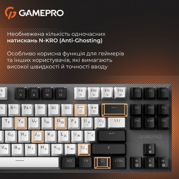 ���������� ��������� ��������� GamePro Genesis Joker Pro (MK124G) 87% Red switches - �������� 17