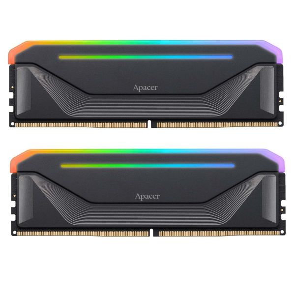Модуль памяти DDR5 2x16GB/5200 Apacer NOX RGB Black (AH5U32G52C522NBAA-2) - Картинка 1