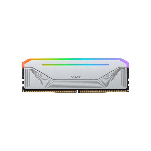 ������ ������ DDR5 2x16GB/5200 Apacer NOX RGB Silver (AH5U32G52C522NWAA-2) - �������� 2