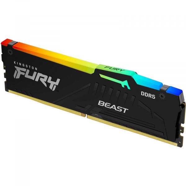  ` DDR5 32GB/5600 Kingston Fury Beast RGB Black (KF556C36BBE2A-32) -  3