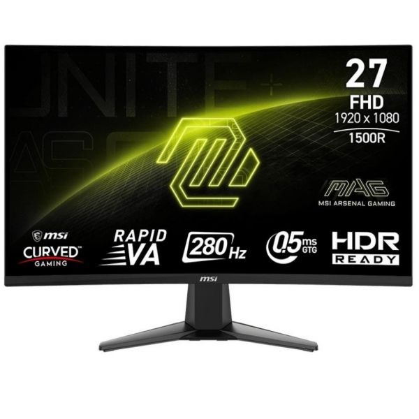 ������� MSI 27" MAG 276CXF VA Black Curved 280Hz - �������� 1
