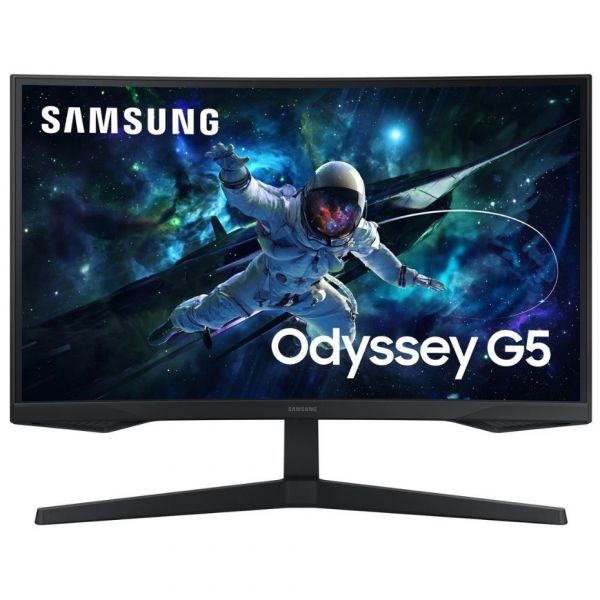 ������� Samsung 27" Odyssey G5 S27CG550 Black (LS27CG550EIXUA) VA Black Curved 165Hz - �������� 1