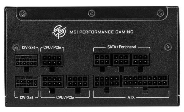 ���� �������� MSI  1250W MPG A1250GS PCIE5, EU, 12 50W, Fully-Modular, 80 Plus Gold, Japanese Electro MPG A1250GS PCIE5 - �������� 2