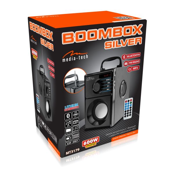 ��������� ������� Media-Tech Boombox Silver Black (MT3179) - �������� 9
