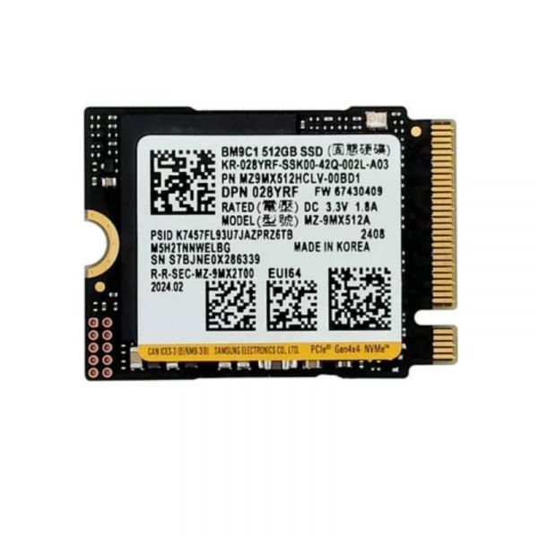 SSD ���������� Samsung 512GB M.2 2230 PCIe 4.0 x4 TLC (MZ-9MX512A) - �������� 1