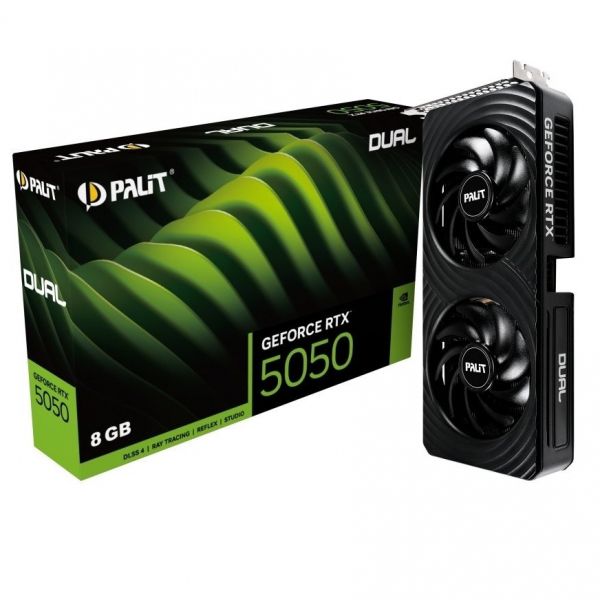 ���������� GF RTX 5050 8GB GDDR6 Dual Palit (NE65050019P1-GB2070D) - �������� 1