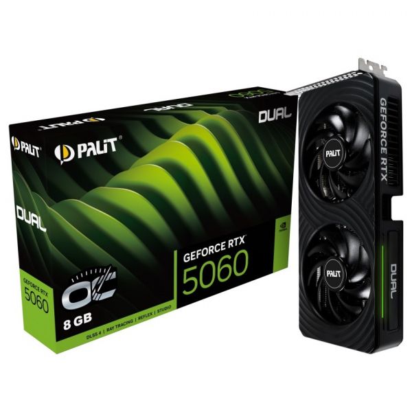 ���������� GF RTX 5060 8GB GDDR7 Dual OC Palit (NE75060S19P1-GB2063D) - �������� 1
