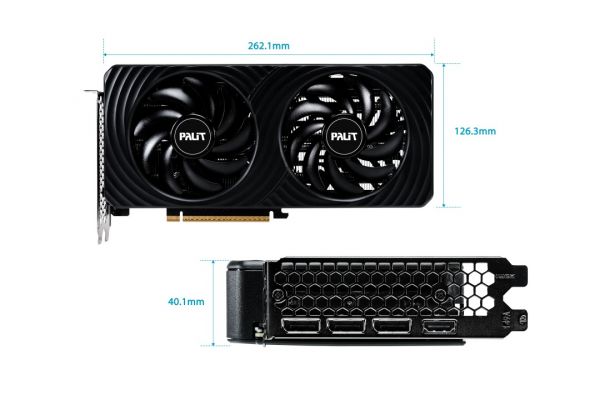 ���������� GF RTX 5060 8GB GDDR7 Dual OC Palit (NE75060S19P1-GB2063D) - �������� 11